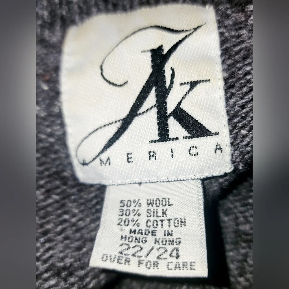 AK AMERICA WOOL BLEND SWEATER